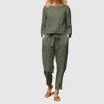 Michelle women's blouse & trouser two-piece set