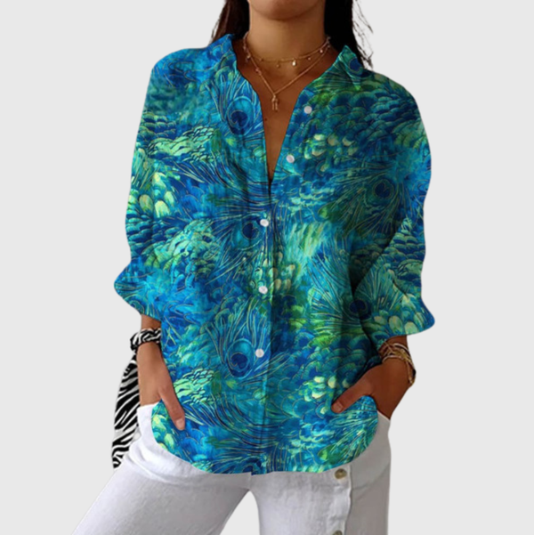 Lightweight and Colourful Printed Blouse