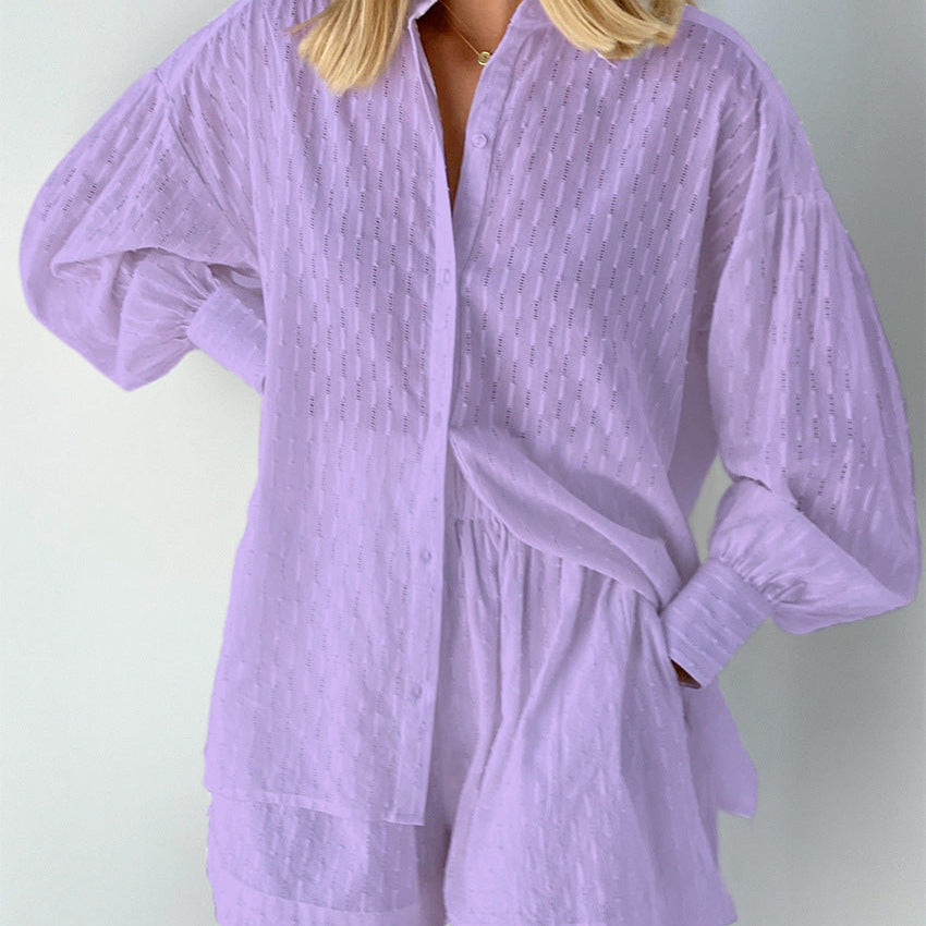 Elizabeth - Lightweight Shirt and Shorts Set