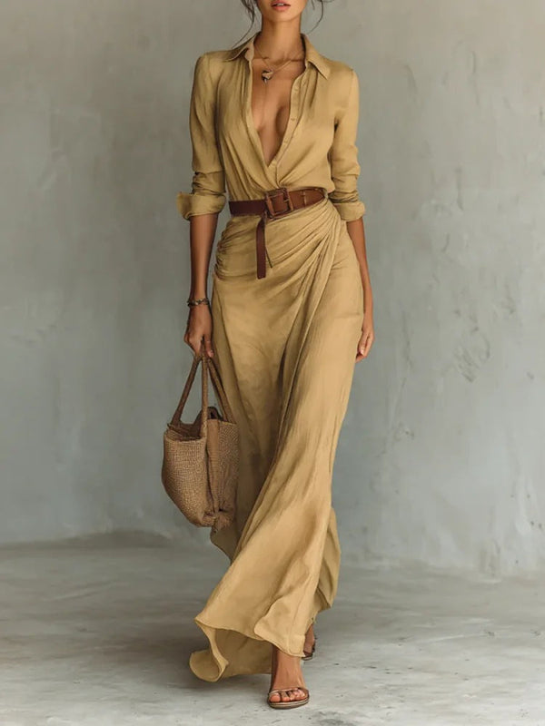 Amira | Belted Wrap Dress