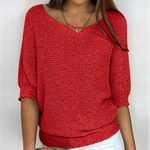 Louisa chic cable-detail jumper