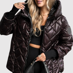 Elegant Winter Puffer Jacket for women, view 2