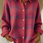 Alice checked button jacket