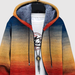 Women's sunset print sweatshirt, view 2