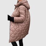 Elegant Long Puffer Coat for women, view 2