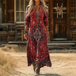 Sophie ankle-length relaxed dress