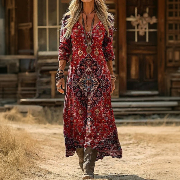 Sophie ankle-length relaxed dress