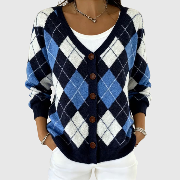 Georgia women's button-front knitted jacket