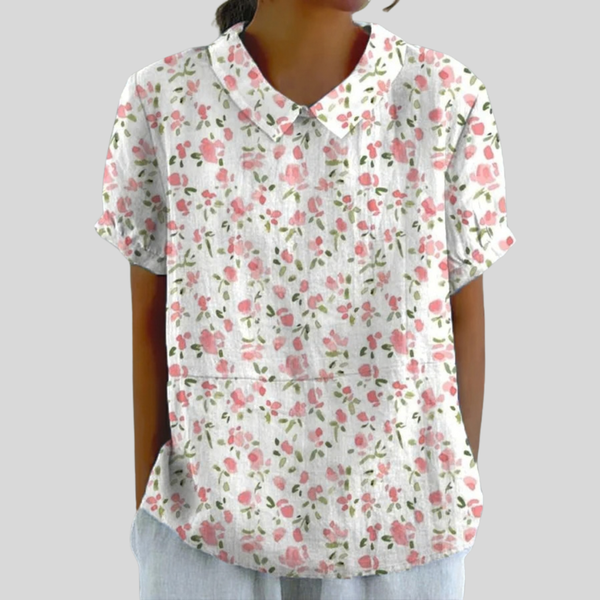 Elegant Floral Comfort Top