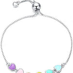 Sterling Silver Paw Print Bracelet – Adjustable Pasvorm