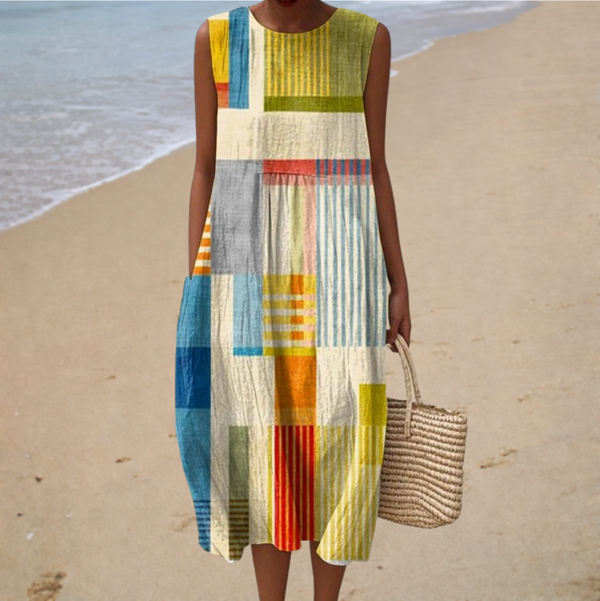 Comfortable Sleeveless Summer Dress