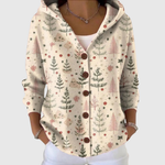 Grace women's hooded knitted jacket