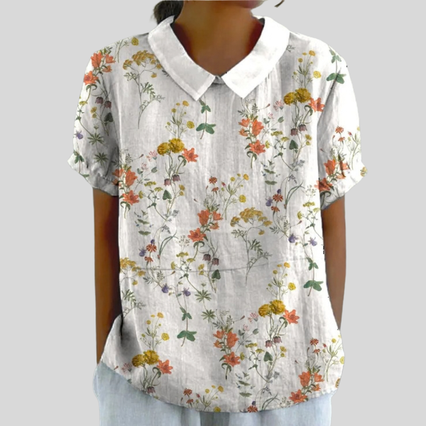 Elegant Floral Comfort Top