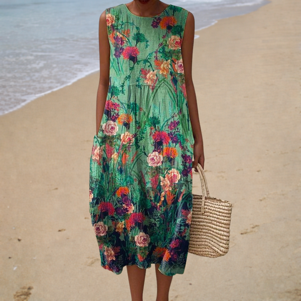 Comfortable Sleeveless Summer Dress