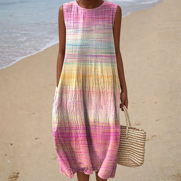 Comfortable Sleeveless Summer Dress
