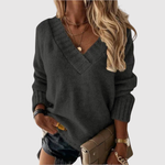 V Neck Jumper for women, view 3