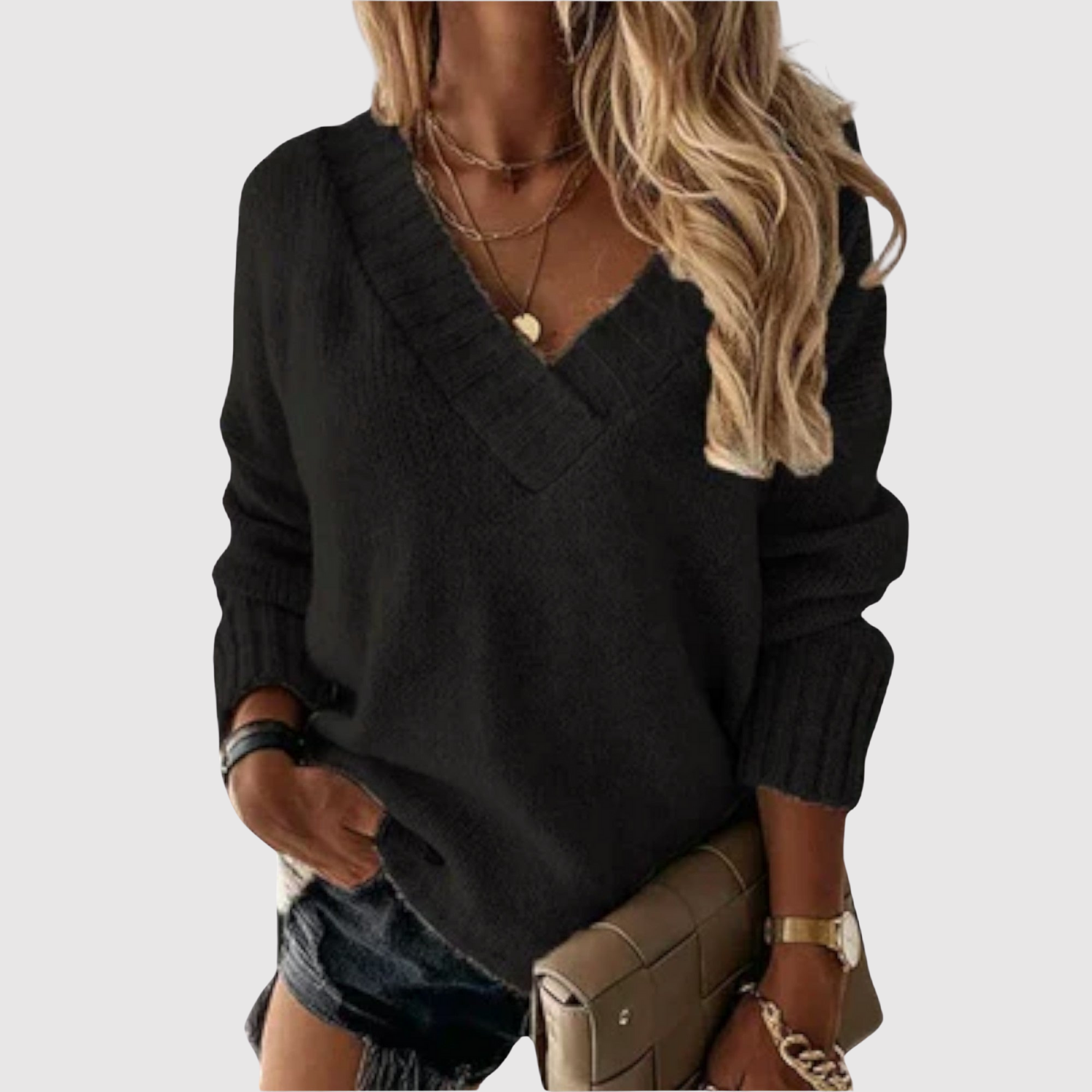 V Neck Jumper for women