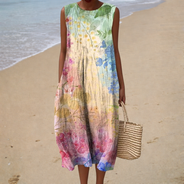 Comfortable Sleeveless Summer Dress