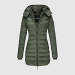 Lightweight Hooded Puffer Jacket for women, view 2