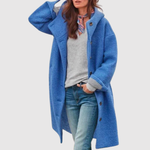 Naomi women's bouclé hooded button coat
