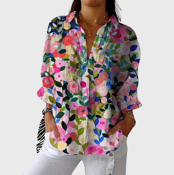 Lightweight and Colourful Printed Blouse