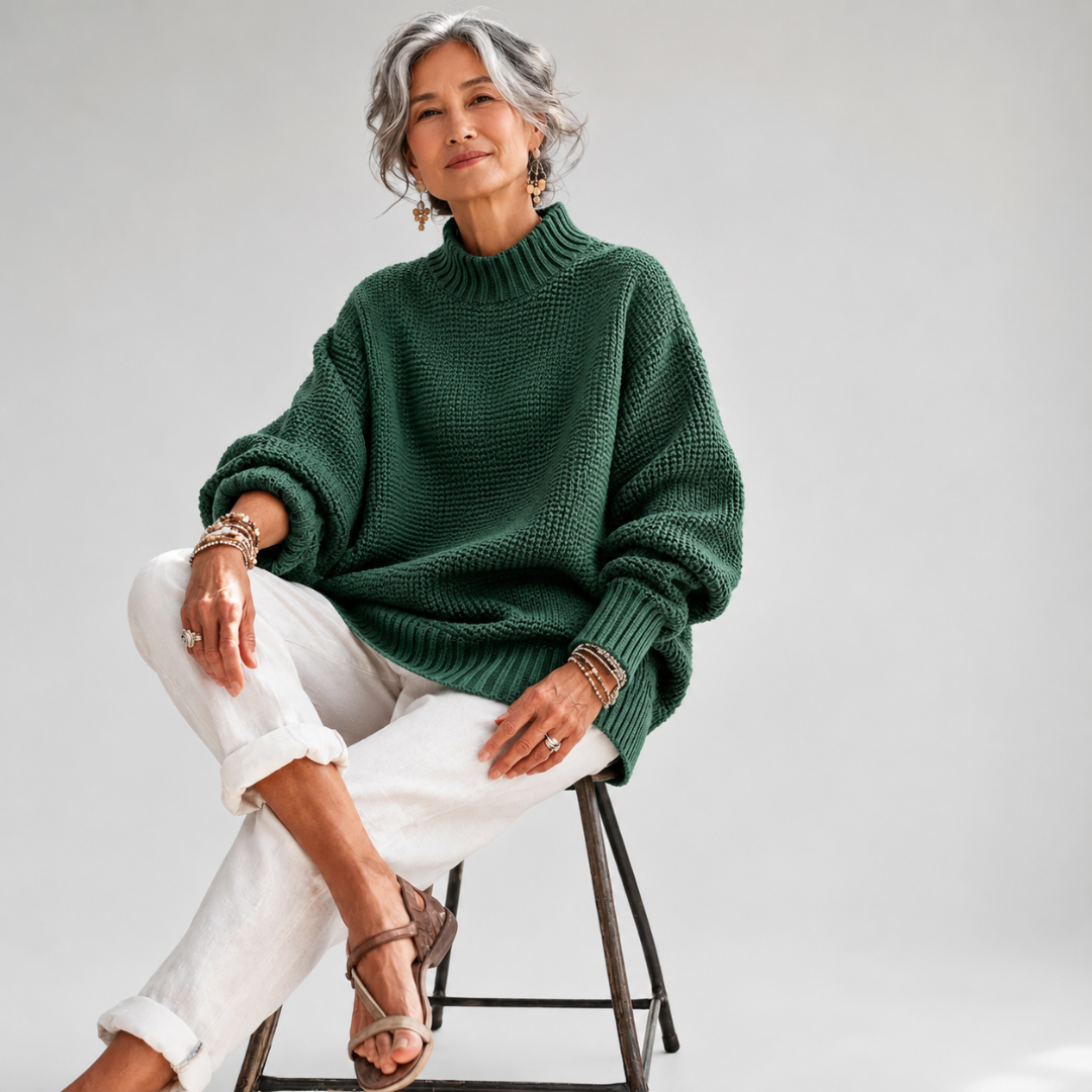 Georgina relaxed textured jumper