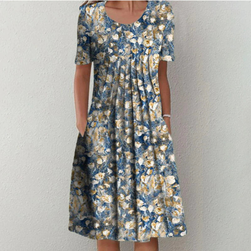 Hailey | Elegant and Casual Floral Dress with Pockets