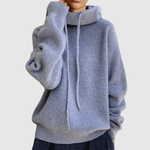 Hooded Knit Jumper for women, view 4