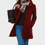 Nina women's classic mid-length coat