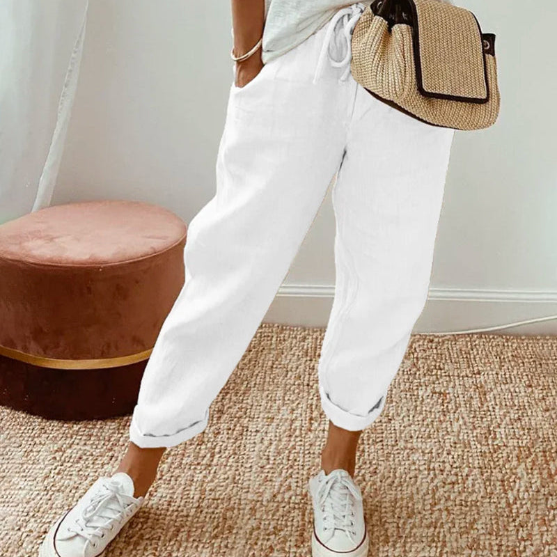 Elegant Comfort Fluid Trousers
