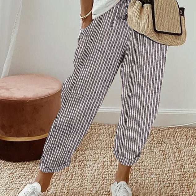 Elegant Comfort Fluid Trousers
