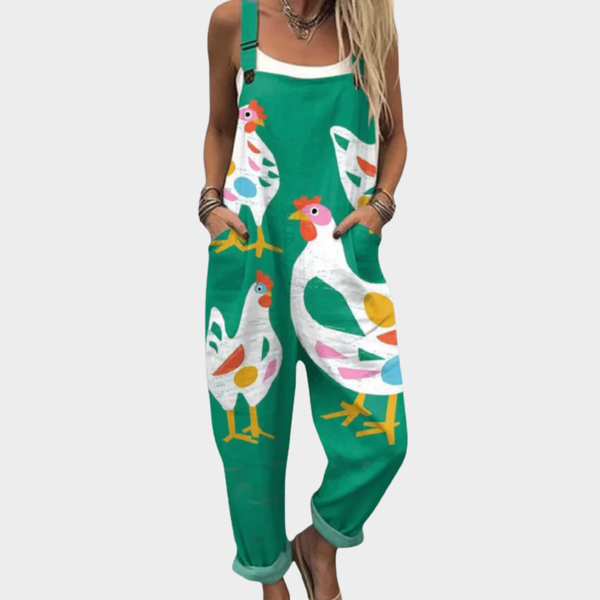 Comfortable Printed Jumpsuit