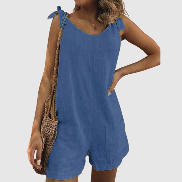 Natalie women's tie-shoulder summer jumpsuit