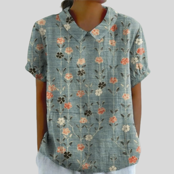 Elegant Floral Comfort Top