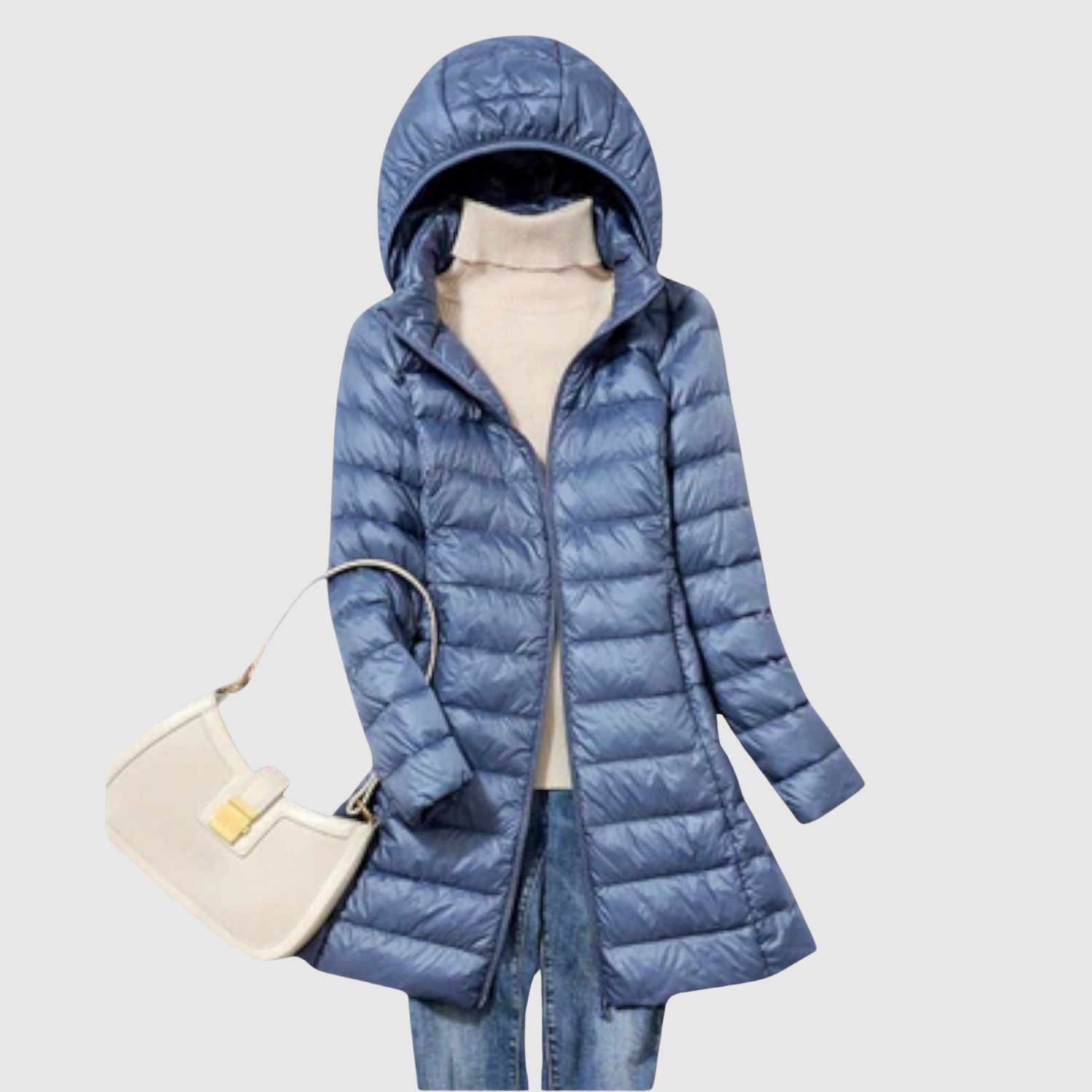 Winter Jacket with Faux Fur Hood for women, view 3