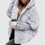 Paula women's short teddy jacket