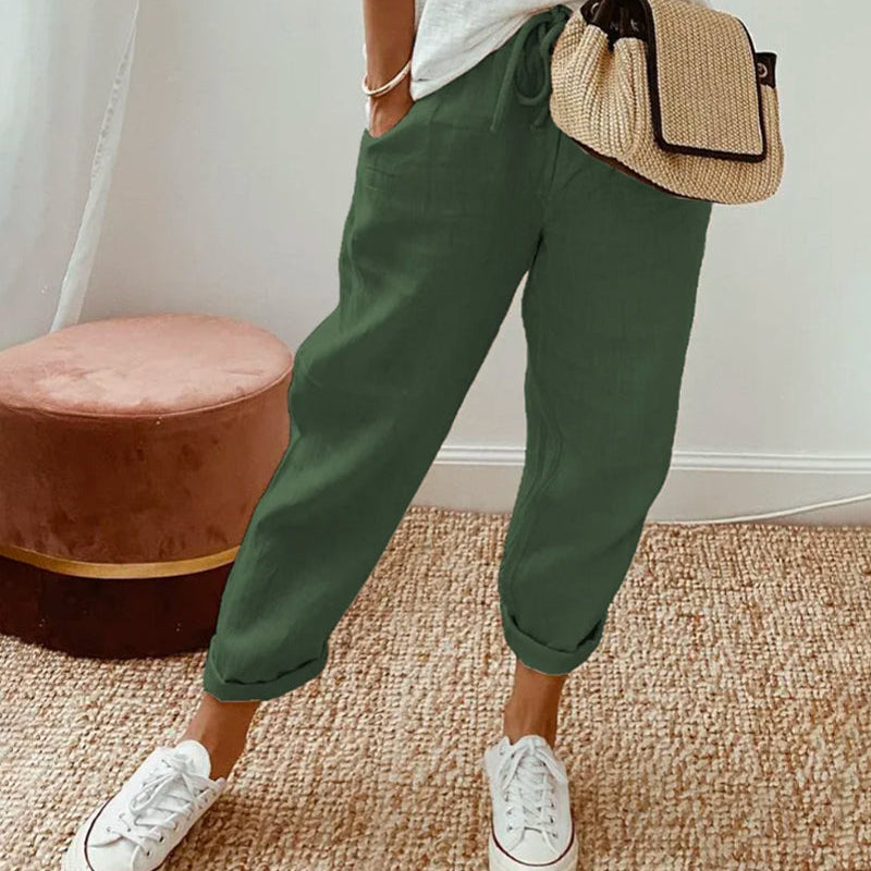 Elegant Comfort Fluid Trousers