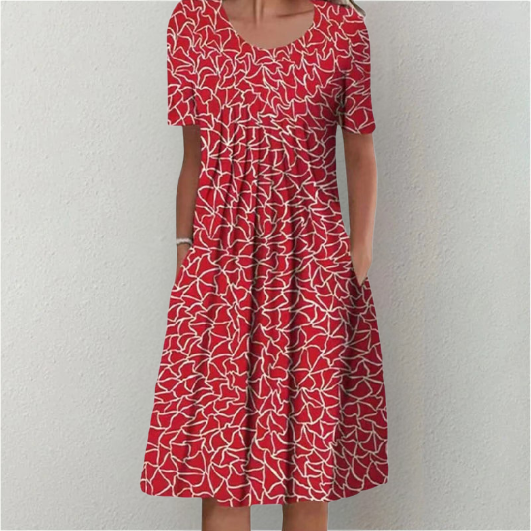 Hailey | Elegant and Casual Floral Dress with Pockets