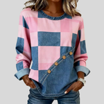 Karen patchwork art sweatshirt