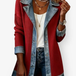 Daphne structured contrast jacket