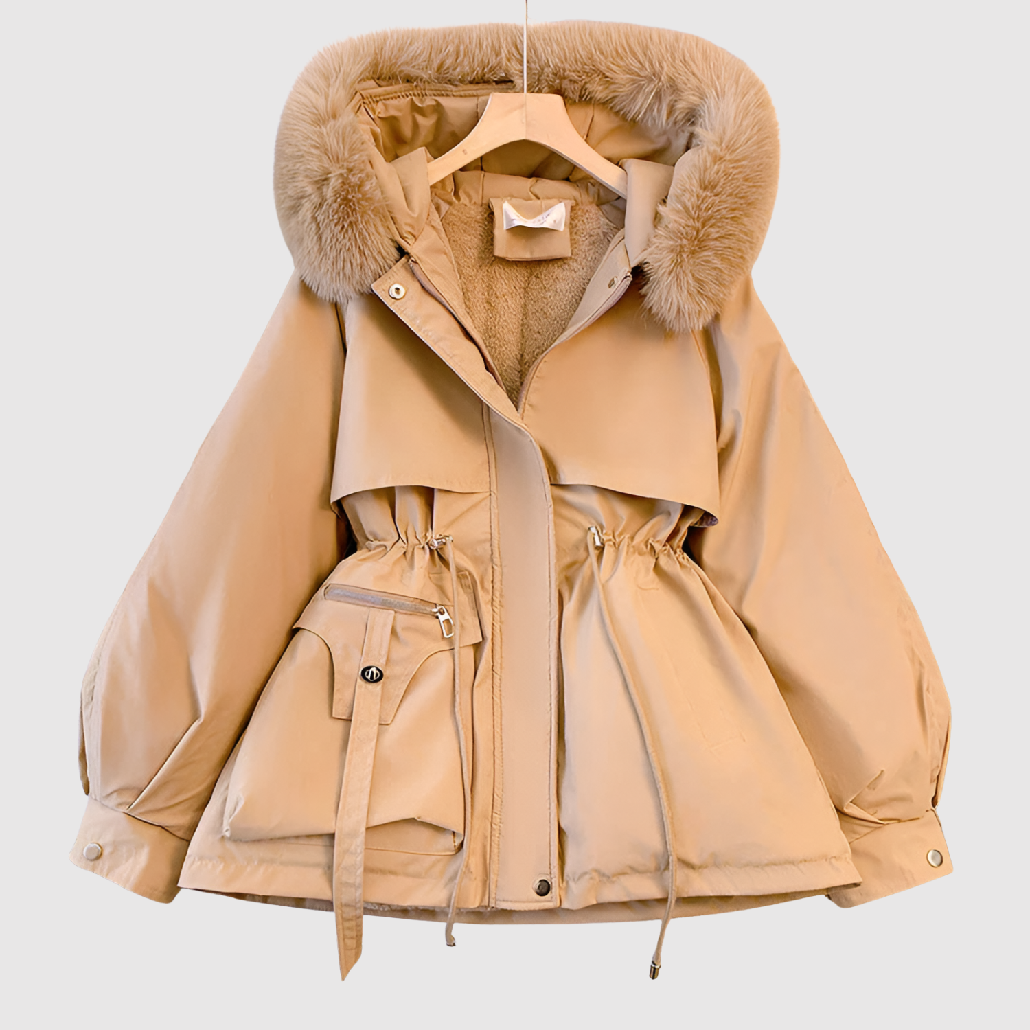Thea women's padded hood winter parka