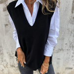 Penelope comfortable sleeveless jumper