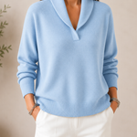 Henrietta shawl-collar jumper