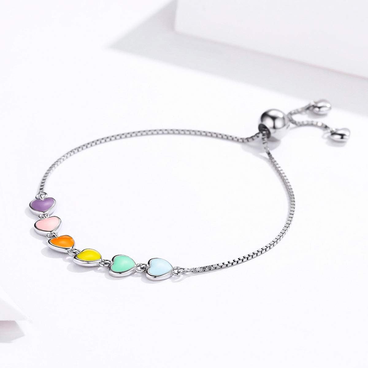 Sterling Silver Paw Print Bracelet — Adjustable Fit