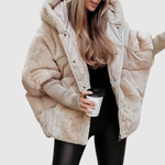 Paula women's short teddy jacket