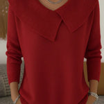 Ribbed Knit Jumper for women