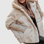 Paula women's short teddy jacket