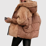 Paula women's short teddy jacket