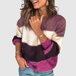 Colour Block Knit Jumper for women, view 4