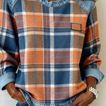 Loretta checked button shirt